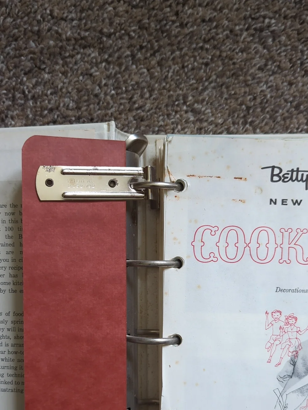 Vintage 1961 Betty Crocker's 5 Ring Cookbook 1st Edition 4th Printing